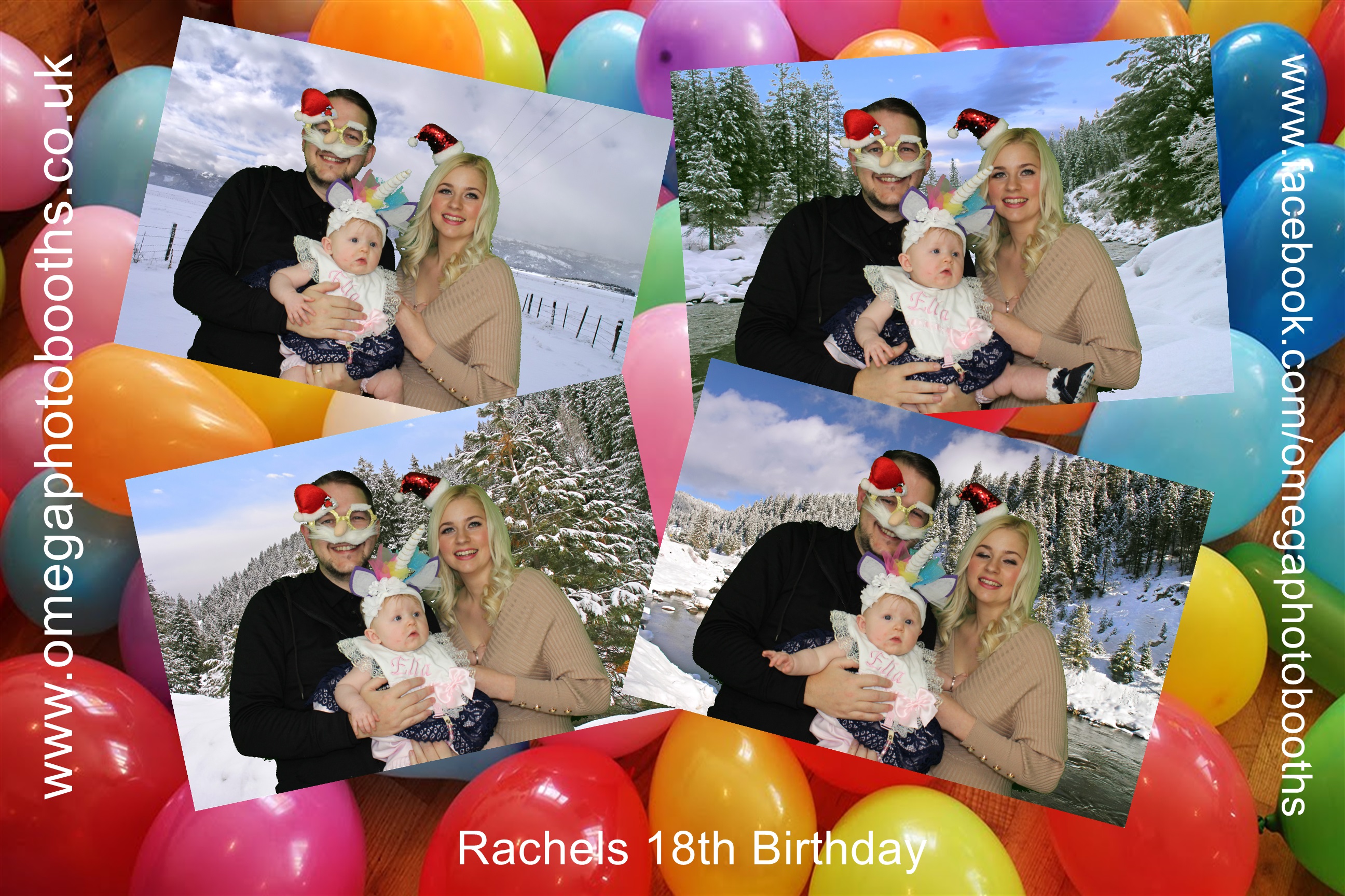 Rachel's 18th birthday and family Christmas get together | View more photos from the event at gallery.omegaphotobooths.co.uk/u/Omega-Photobooths/Rachels-18th-birthday-and-family-Christmas-get-together